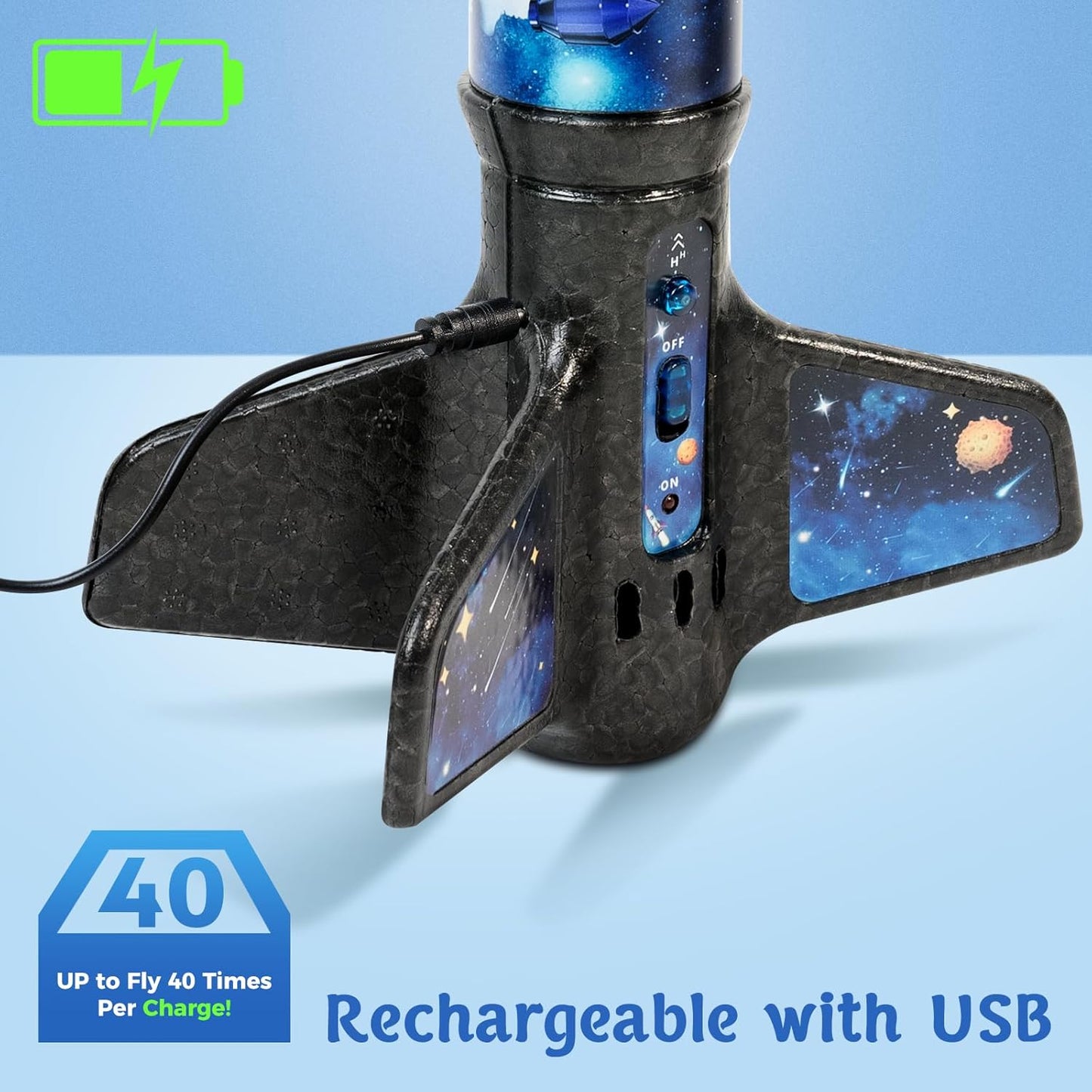Electric Rocket Launcher for Kids.