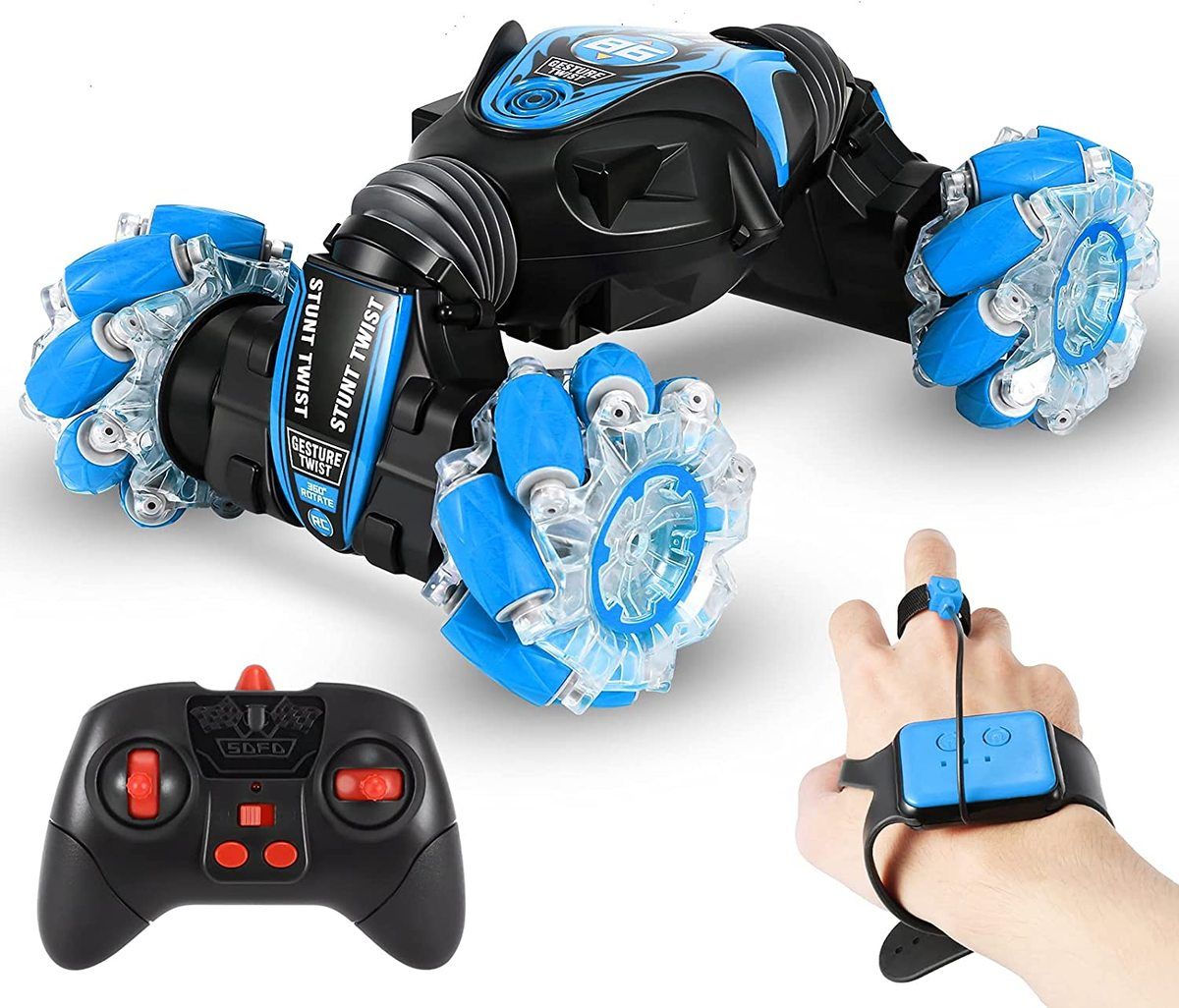 Gesture Sensing RC Stunt Car.
