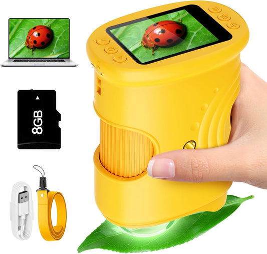 Portable Mini HD Microscope for Kids.