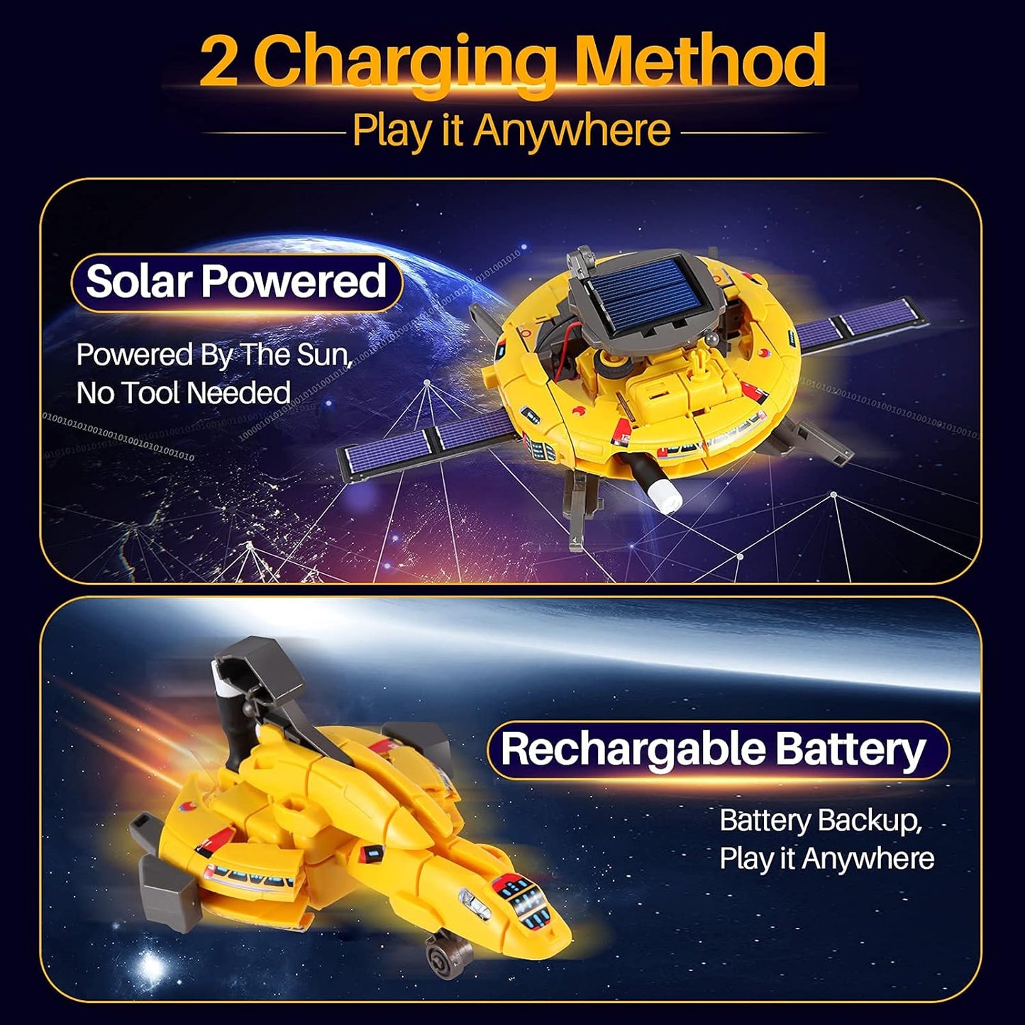 Super Cool Solar Robot Toy.