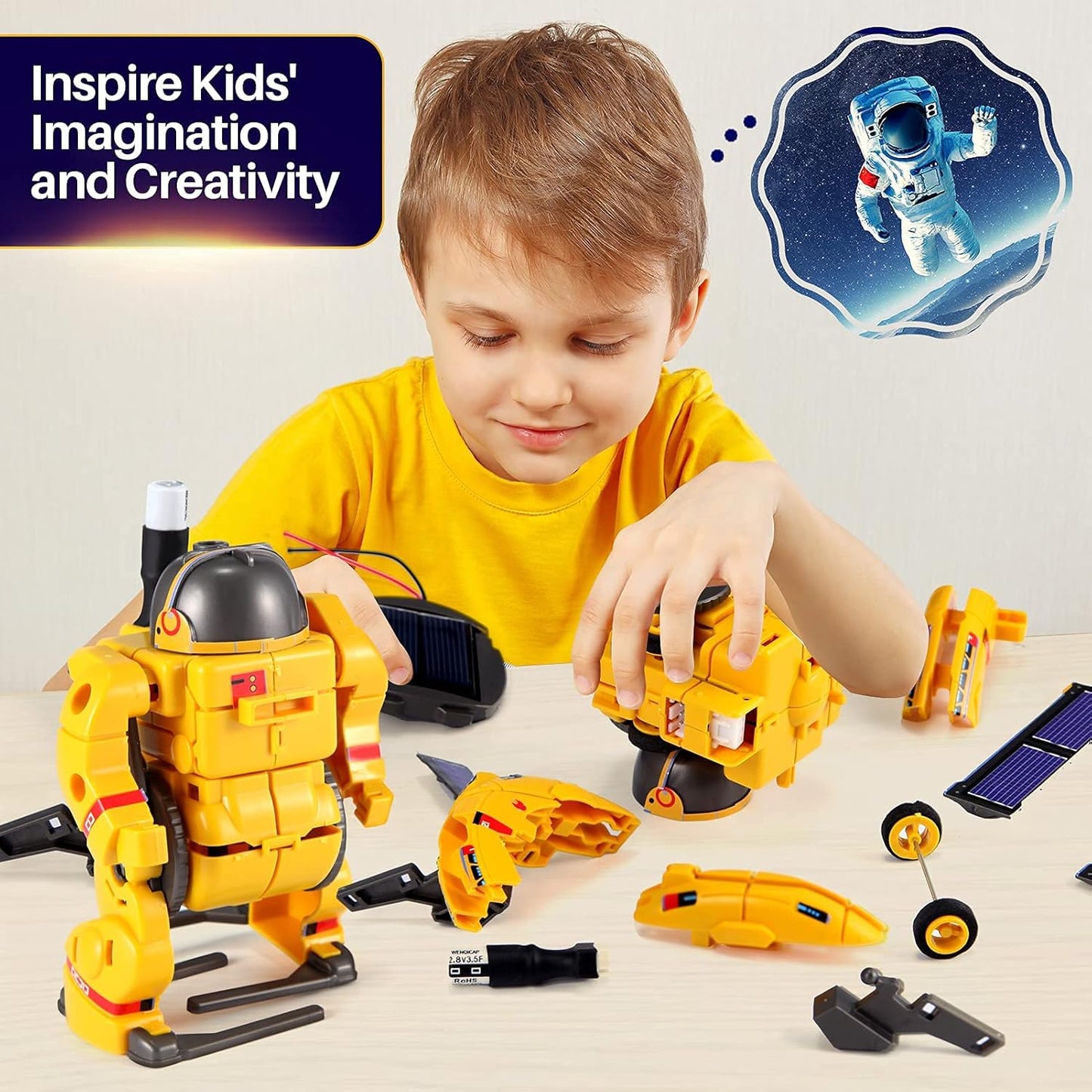 Super Cool Solar Robot Toy.
