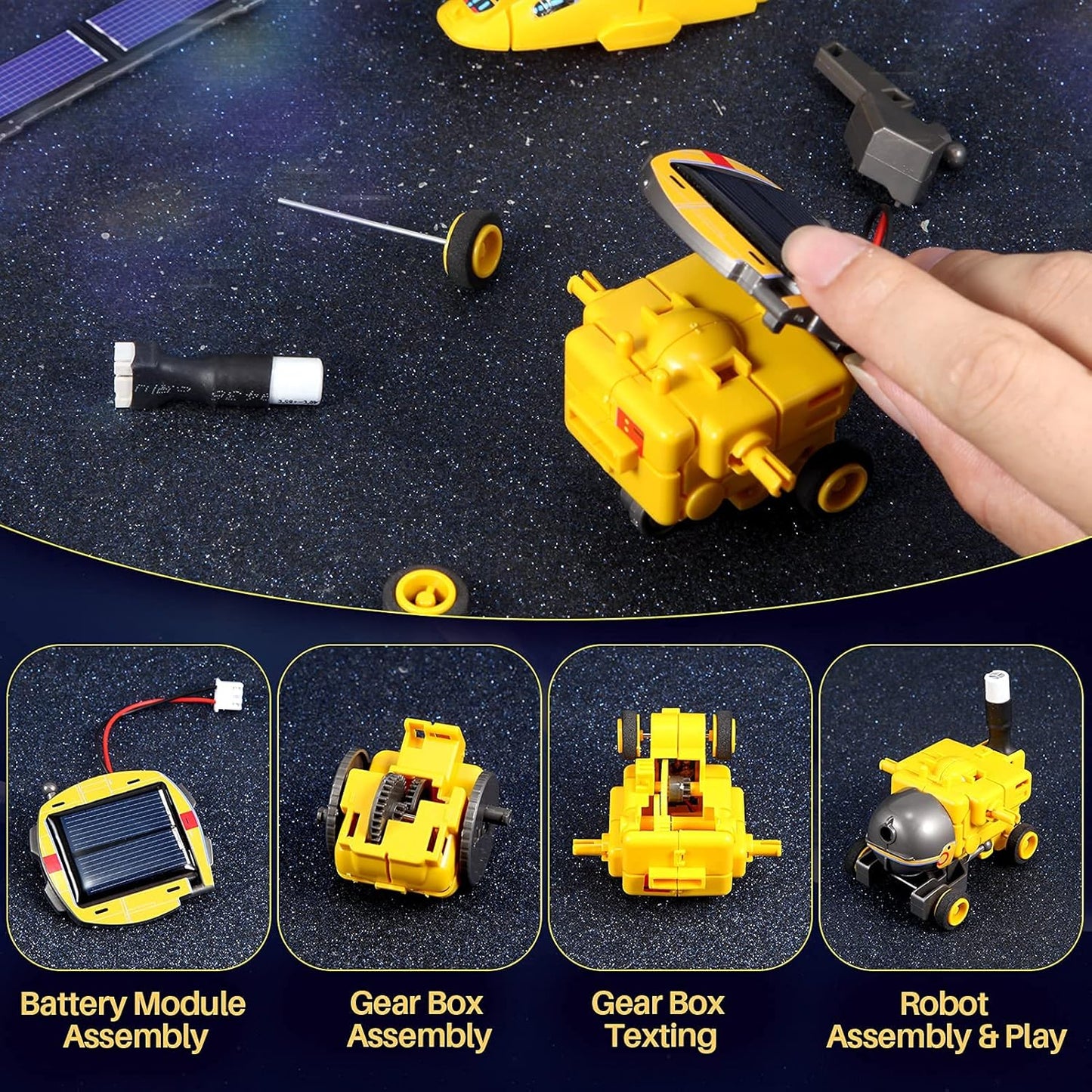 Super Cool Solar Robot Toy.