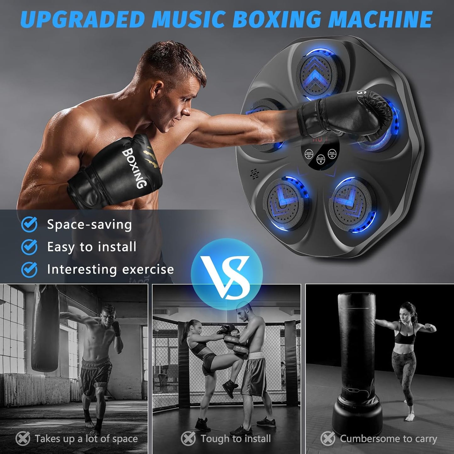 The Electronic Musical Boxing Trainer.