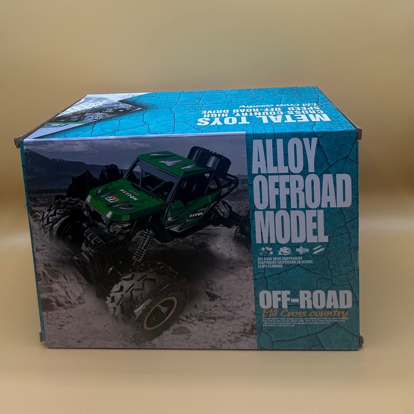 Green Climber Off Truck