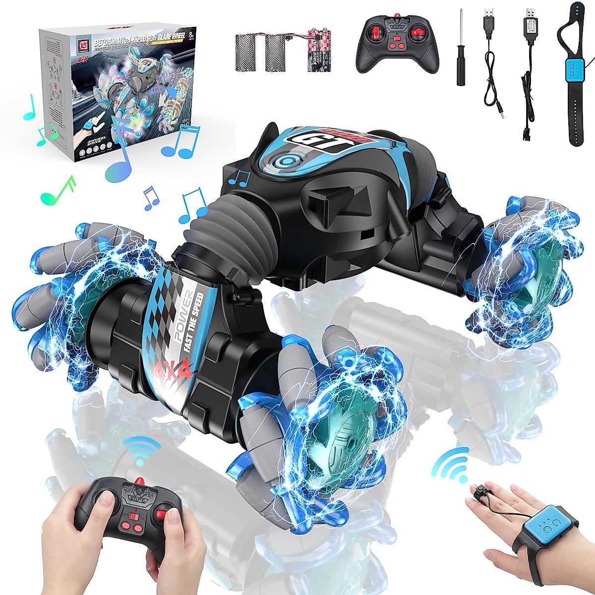 Gesture Sensing RC Stunt Car.
